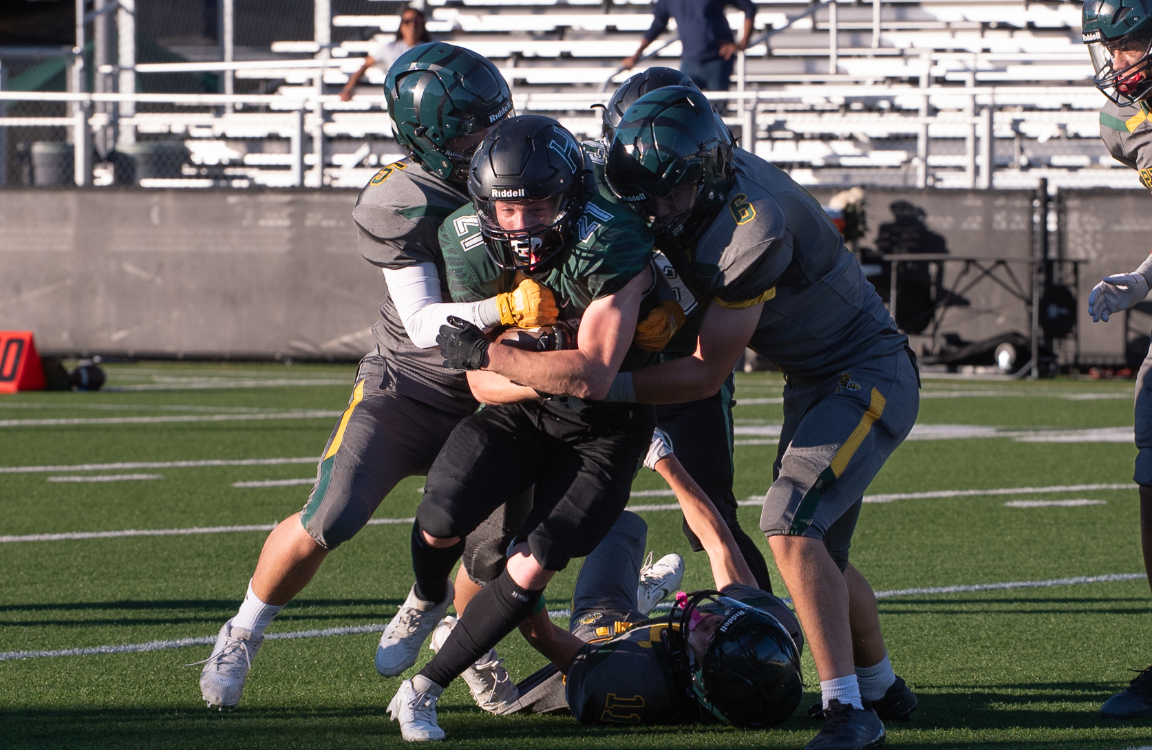 Varsity football crushes Pinewood 44-8 on senior night